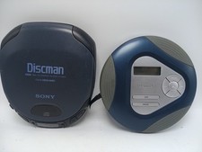 Lot Of 2 Portable Cd Players. Sony D-152CK And Memorex. Parts Only, See Descrip