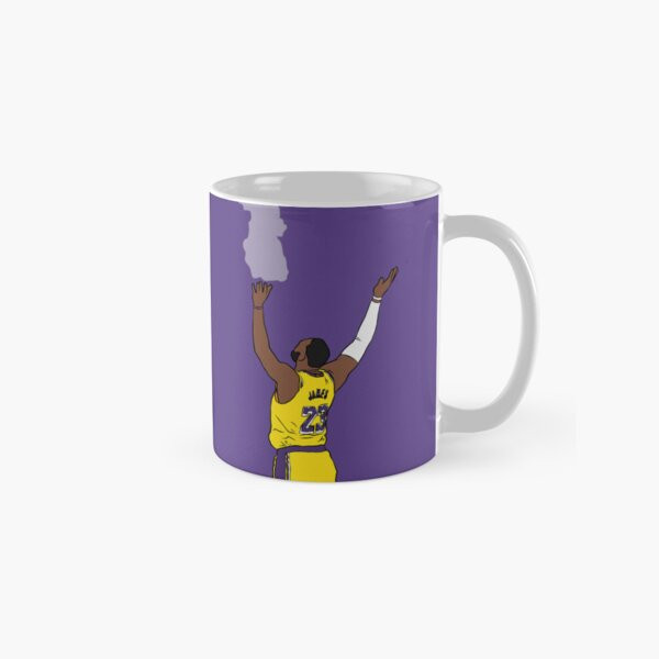 LeBron James Chalk Toss Glossy Ceramic Mug Premium Gift 11oz 15oz