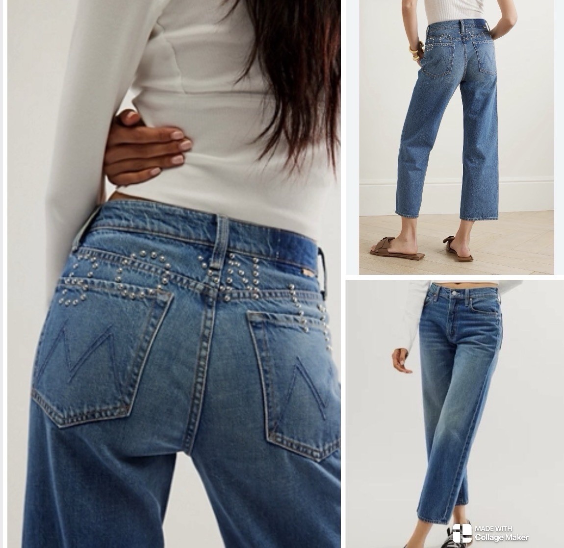 Mother Denim David Bowie The Rambler Zip Ankle Size 26
