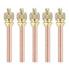 5Pcs Access Service Valves, 1/4" OD x 2.68" Length Filling Access Valves