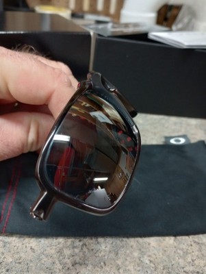 Oakley 6020-07 BADMAN Ferrari Sunglasses Dark Carbon / Blk Iridium