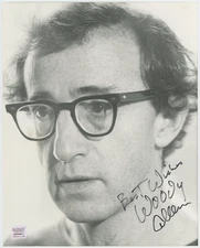 Woody Allen Director Actor Autographed Signed 8x10 Photo AMCo COA 30776