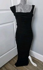 PRETTYGARDEN Mini Ruched Bodycon Off Shoulder Sleeveless Dress, Small 