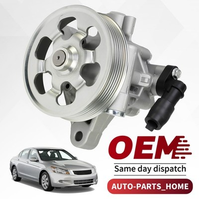 For 2008-2012 Honda Accord 2.4L L4 Power Steering Pump with Pulley 21-5495