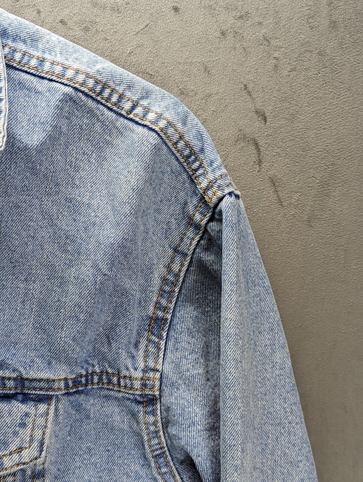 Stradivarius Jacket Size Small Blue Long Sleeve Button Down image 6