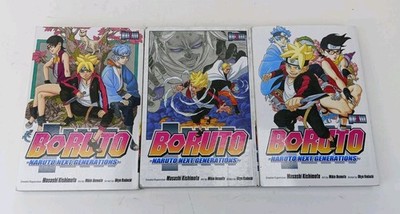 Boruto Naruto Next Generation Books Volume 1, 2, & 3  SET Manga Viz Media