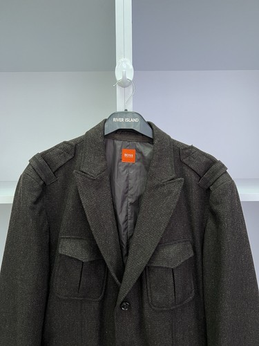 Vintage HUGO BOSS ORANGE LABEL WOLLMISCHUNG JACKE - Bild 8 von 15