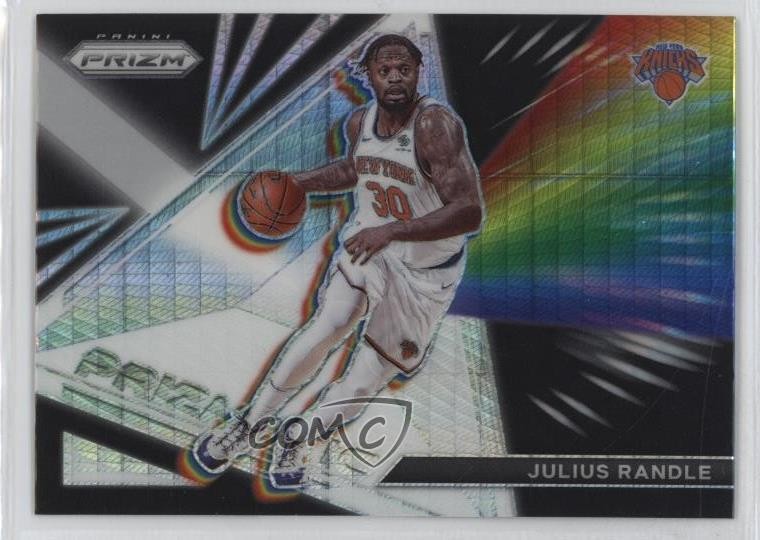 2021-22 Panini Prizm Prizmatic Hyper Prizm Julius Randle #22 0ot5