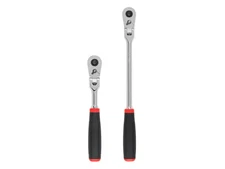 Tekton 3/8 Inch Flex Head Qr Comfort Grip Ratchet Set, 2 Pieces (8, 12 Inch)