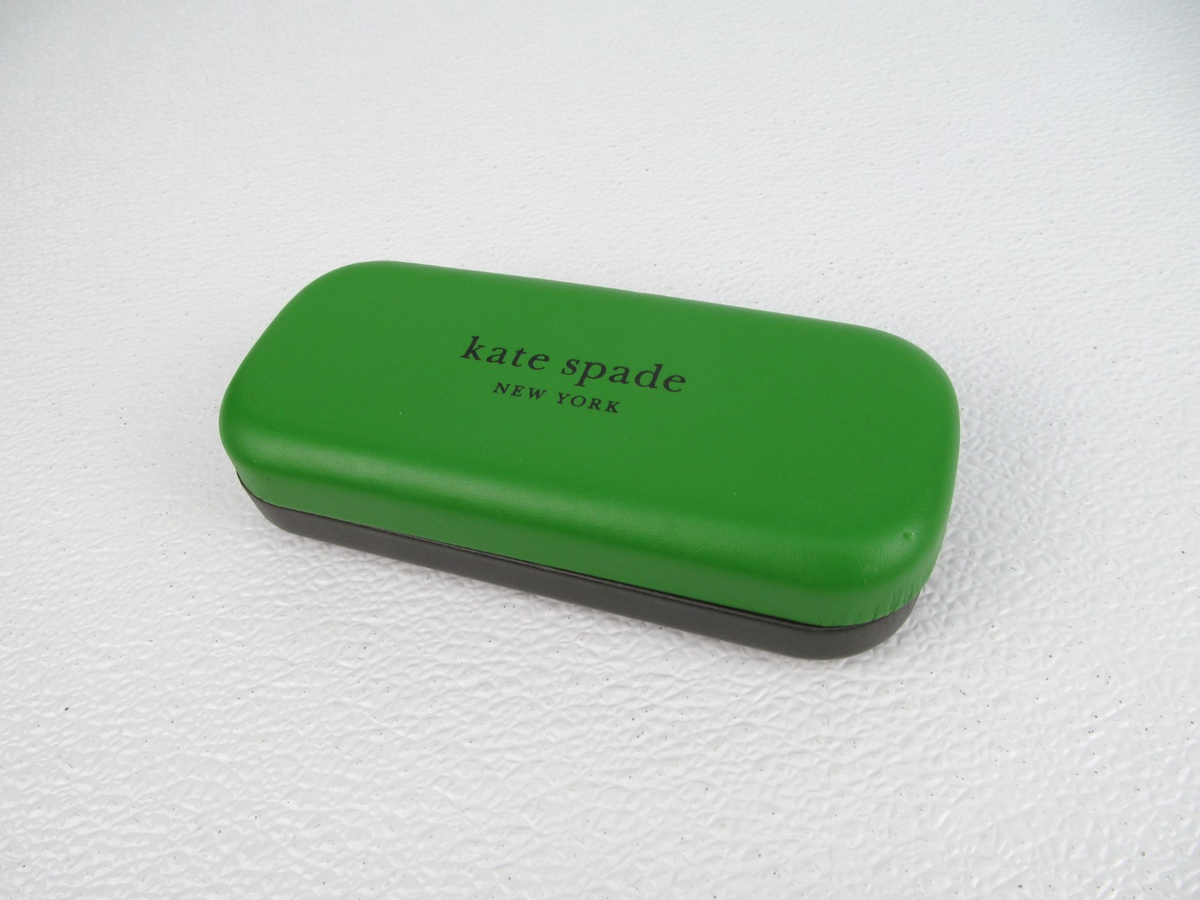 Kate Spade New York Green/Black Hard Snap Clamshell 