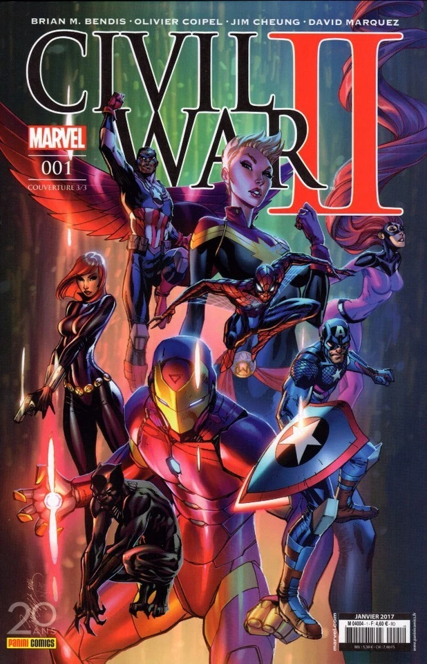 CIVIL WAR II 1 (PORT OFFERT/BD SUPPLEMENTAIRES) MARVEL PANINI COMICS - Photo 1/1