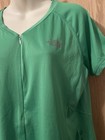 The North Face Cycle Bike Jersey Womens Size XL Green Shirt 1/4 Zip Dri Fit — photo 2