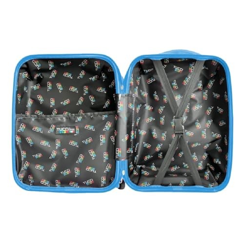 TUCCI ITALY KIDS ZOOLAND CARRY ON KIDS SUITCASE - MULTICOLOR