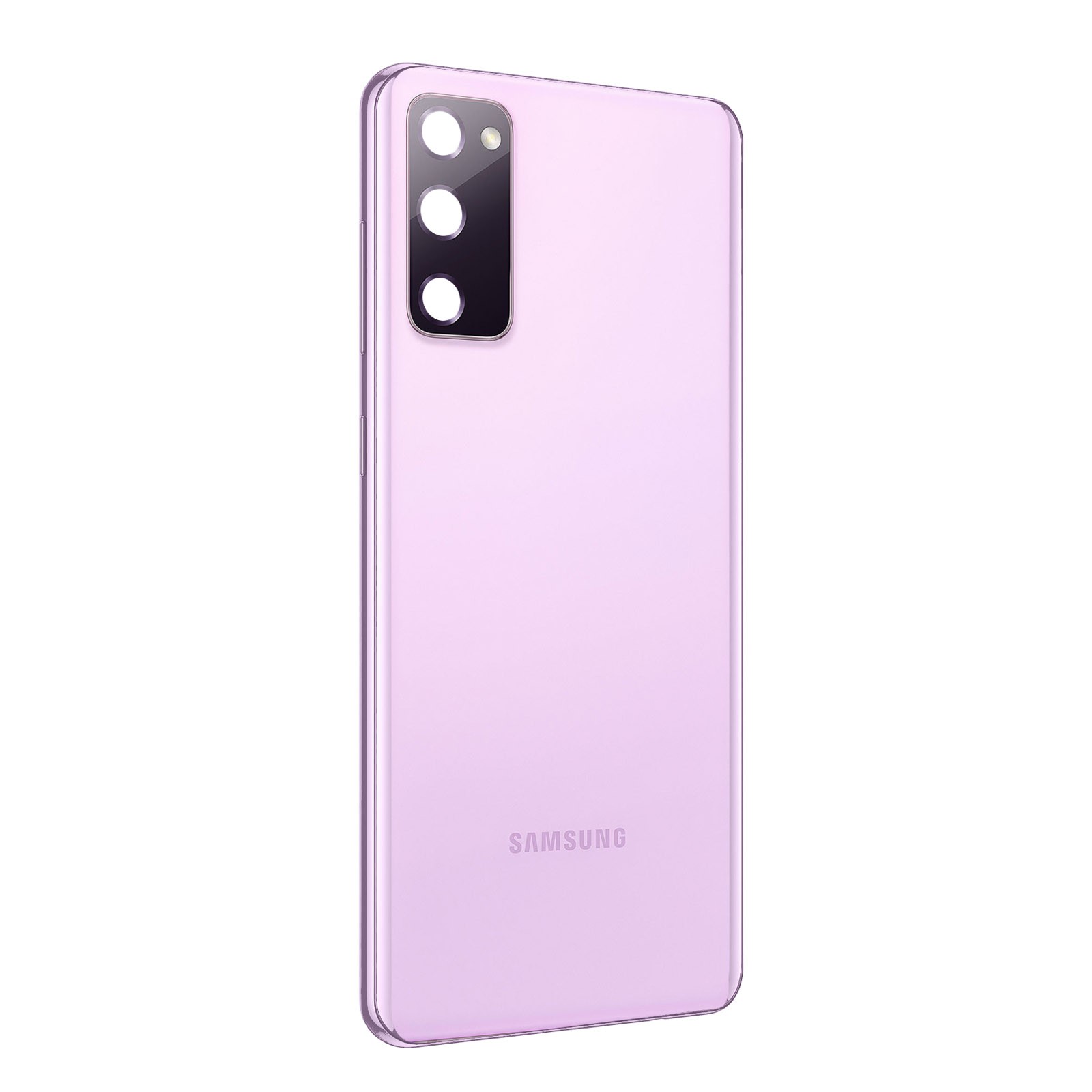 Cache batterie Galaxy S20 FE pour remplacer une coque cassee violette