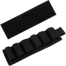 Tactical Shotgun Buttstock Shell Holder for 12GA 20GA Gauge Ammo Carrier Pouch