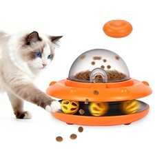 Taglory Interactive Cat Toy Automatic Puzzle Feeder for Indoor Cats