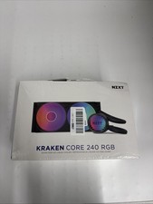 NZXT Kraken Core 240 RGB - AIO CPU Liquid Cooler - 240 mm Radiator - 240 mm Sing