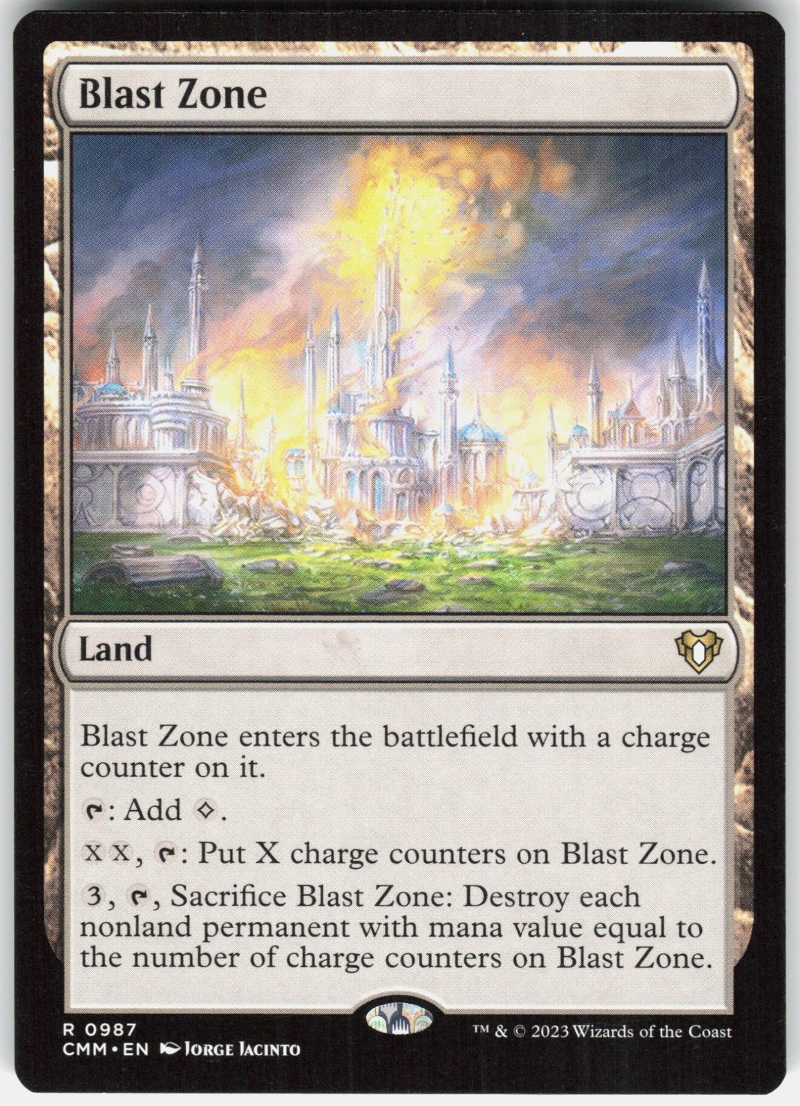 Blast Zone [CMM 987] NM MTG