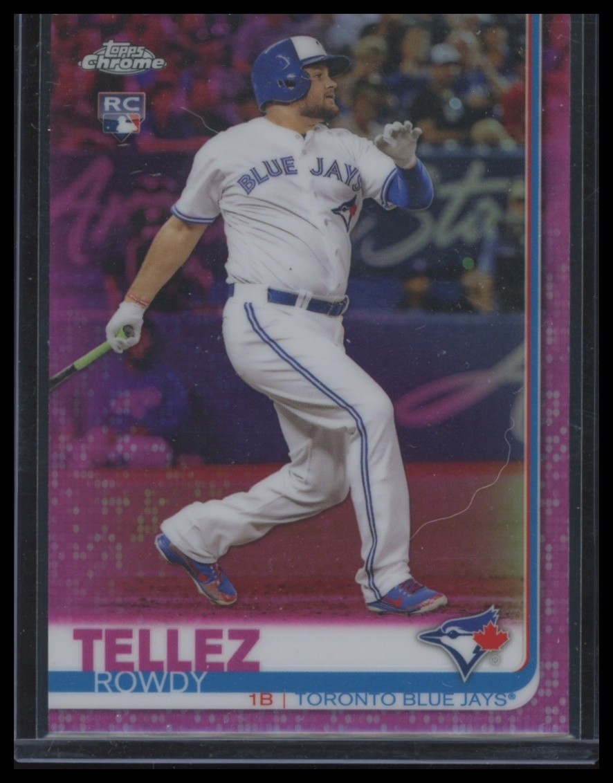 2019 Topps Chrome #2 Rowdy Tellez Pink Refractor