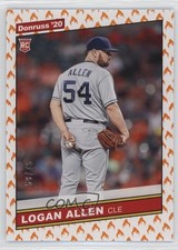 2020 Panini Donruss Retro 1986 Variations On Fire /75 Logan Allen #243 07rd