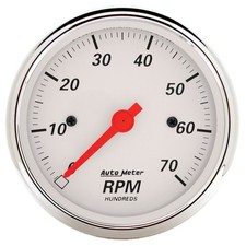 Auto Meter Arctic White Tachometer 3-18 Electrical Auto Meter Arctic White Tachometer 3-18 Electrical