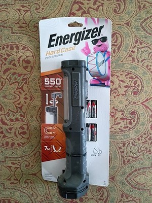 Energizer HC-550 LED Flashlight, Water Resistant LED Magnetic Work Light, Flash