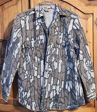 Vintage 90s Cabela’s Trebark Camo Hunting Shirt Men’s Large USA Made Y2K Style