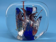 Amazing Murano Style Art Glass Fish Aquarium Paperweight