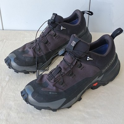 Salomon Cross Hike 2 GTX Gore-Tex Hiking Trail Shoes Men's US 8 Black Outdoors