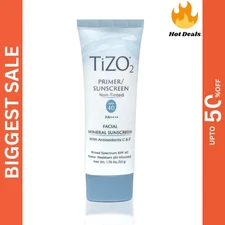 TIZO 2 Mineral Sunscreen SPF40 Non Tinted Facial Protection 1.75oz
