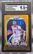 Ace Bailey 2024 Bowman U Chrome Boundless Potential BP-1 Gold Refractor /50 (RC)
