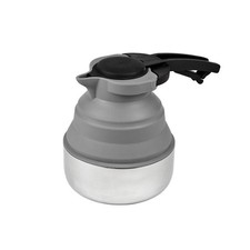 Platinet PCFK18 Faltbarer Silikon-Campingkessel, 1,8 Liter - Grau