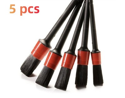 5PCS Car Detailing Cleaning Brush Tire Rim Washing Scrub Wheel Cleaner Tool Kit