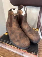 Blundstone 585 Rustic Brown Leather Chelsea Boots US 6 Euro 37 Aus 5