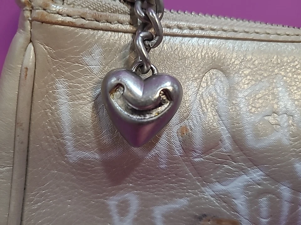 Mini Bolso Baguette Scottie Lighten Up Be Juicy Couture De Colección Y2K Juicy Cuero Foto 4 de 4