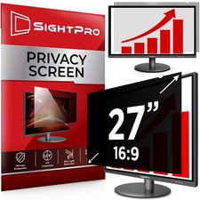 27 Inch 16:9 Computer Privacy Screen Filter for Monitor - Privacy Shield and ...
