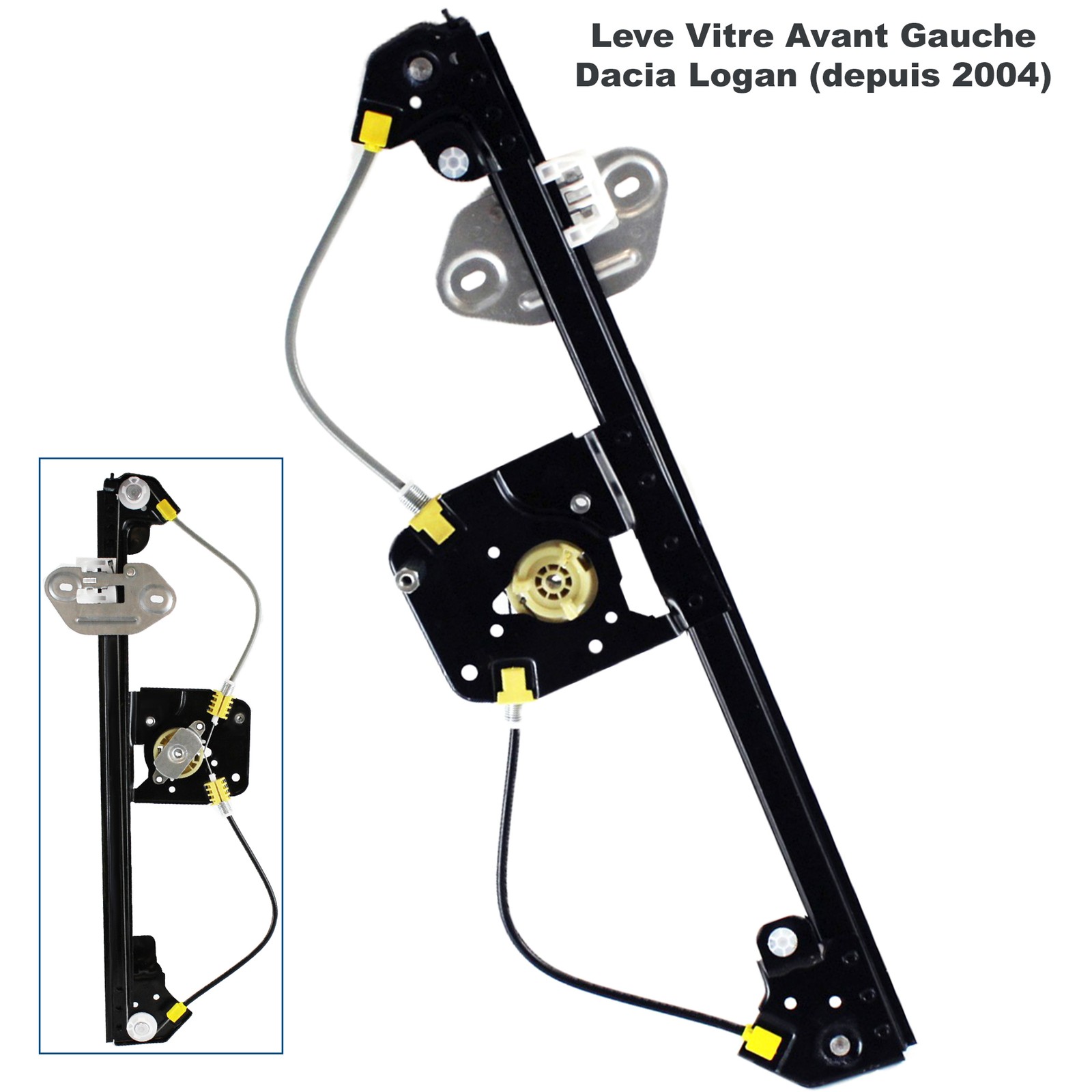 Lève-glace avant gauche DACIA Logan 1.6 16V mécanisme vitre conducteur de rechange