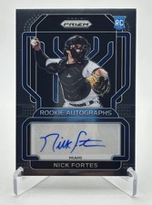 Nick Fortes 2022 Panini Prizm Rookie RC Auto ( Marlins )