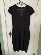 H&M Women's size 8, classic little black dress, knee length, wedding guest dress
