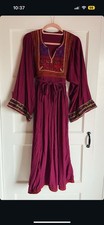 Vintage 1960s Afghan Maxi Dress