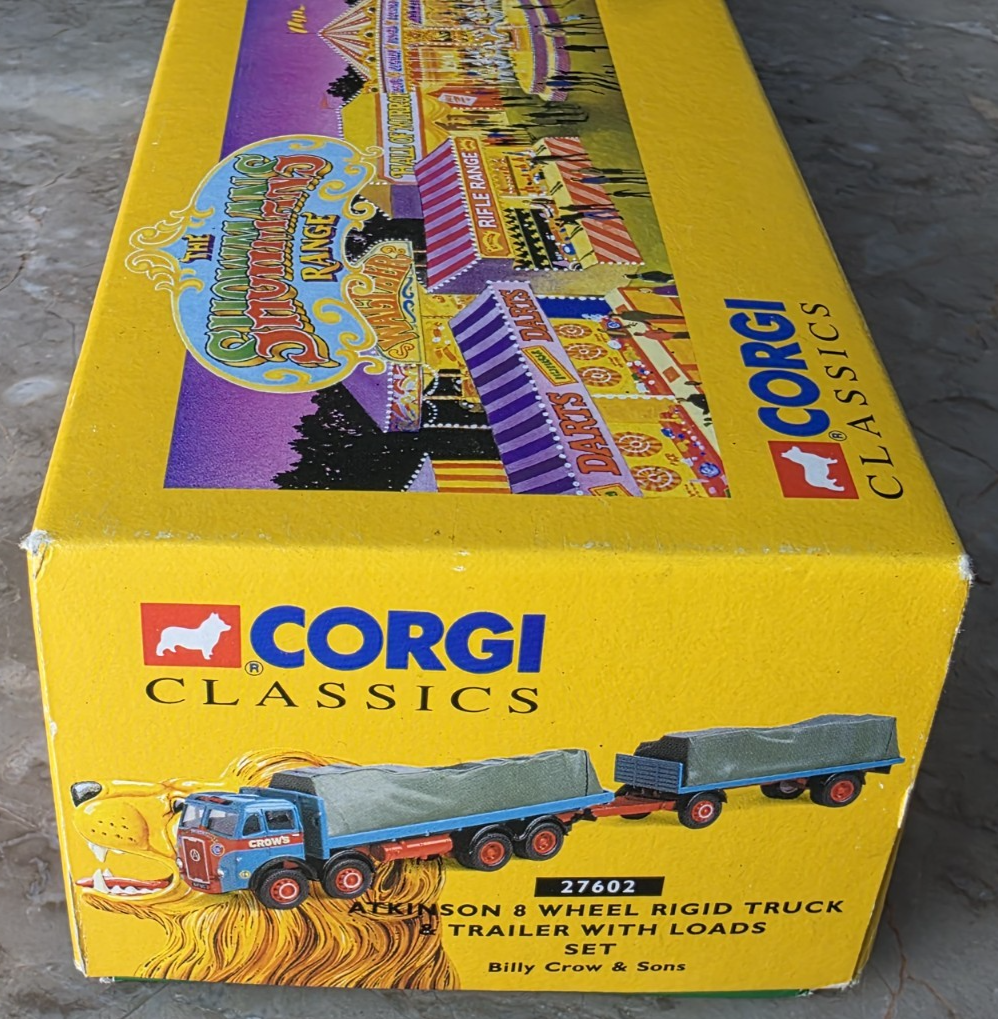 Vintage New 1995 Corgi Classics Atkinson 8 Wheel Rigid Truck