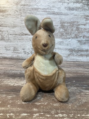 Vintage ANIMAL FAIR BROWN KANGAROO STUFFED PLUSH TOY 14  Large Australia