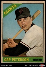 1966 Topps Venezuelan #349 Cap Peterson Giants 4 - VG/EX