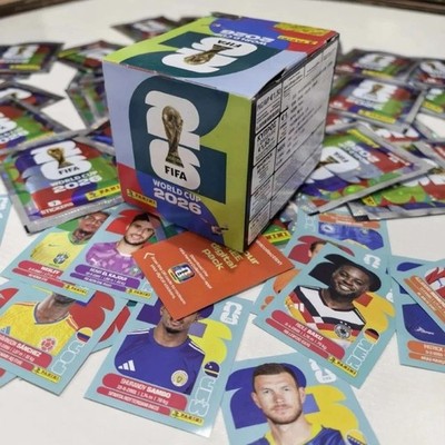 2026 Panini FIFA World Cup Sticker Collection Box   50 Sticker Packs US VERSION