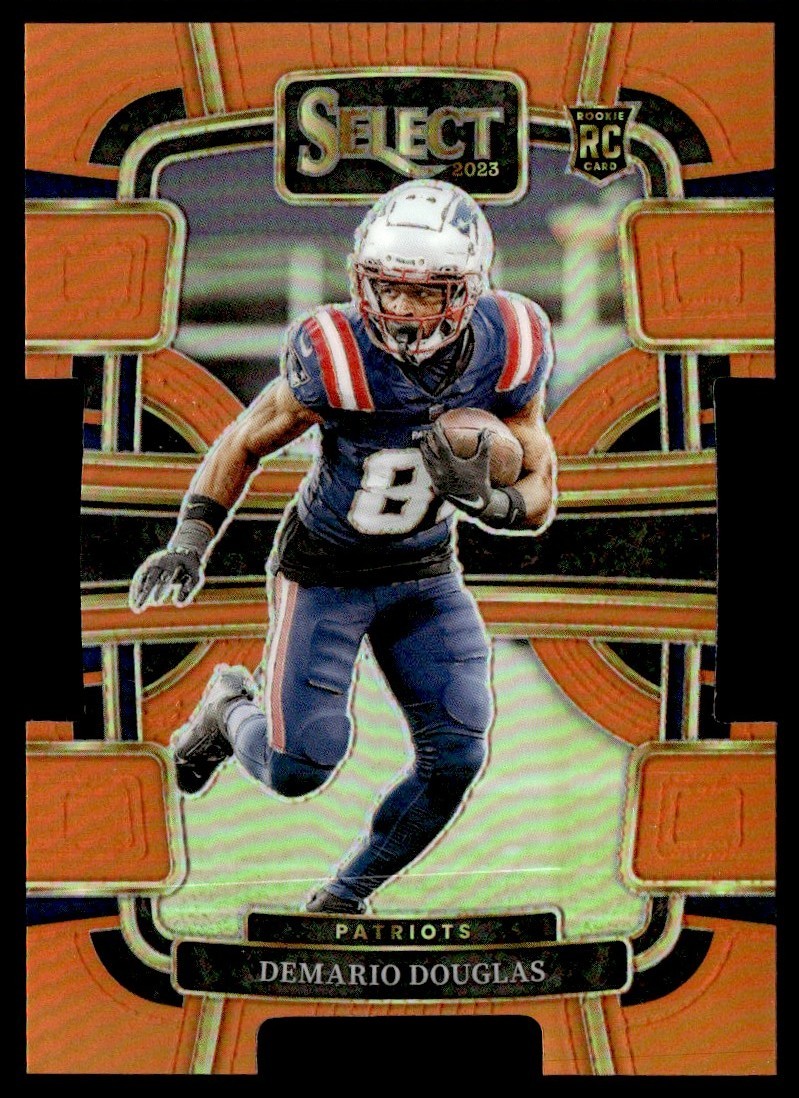 Demario Douglas Panini Select #68 Die-Cut Orange