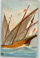 38155879 - sign. Rave. Chr. Portugiesische Schebecke 18. Jahrh. Karte Nr. 222