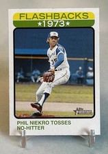 Phil Niekro 2022 Heritage #BF-3 Baseball Flashbacks Atlanta Braves HOF