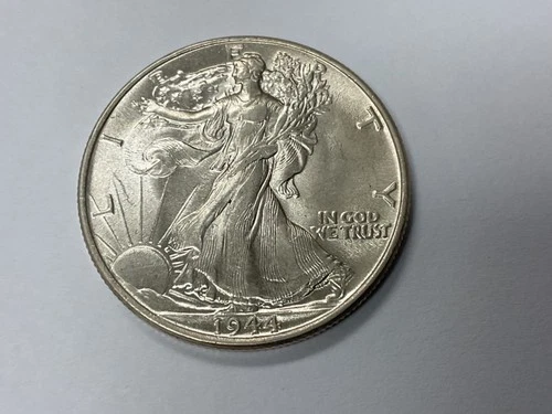 1944 Walking Liberty Silver Half Dollar AU / BU? ABOUT UNCIRCULATED NICE COIN!
