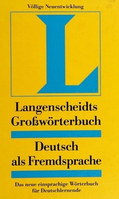 GroBworterbuch Deutsch Als Fremdsprache Paperback