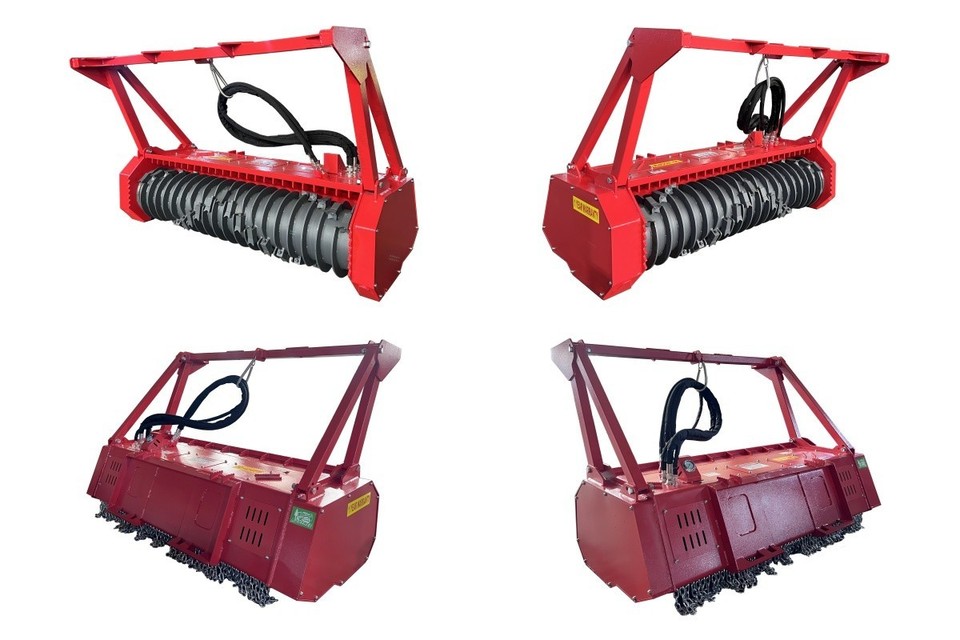 Raytree Skid Steer Drum Mulcher Forestry Mulcher Tree Bush Land ...